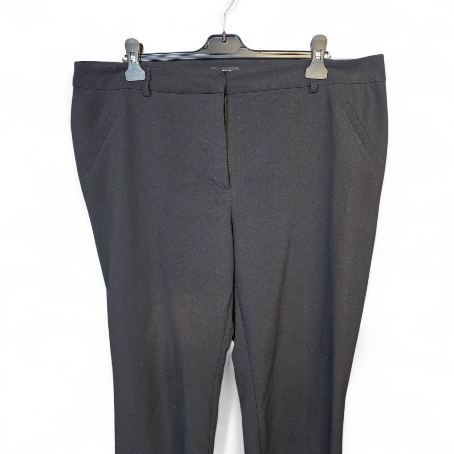 Matalan Black Bootcut Work Trousers – Size 18 – High Waisted Smart Office Style