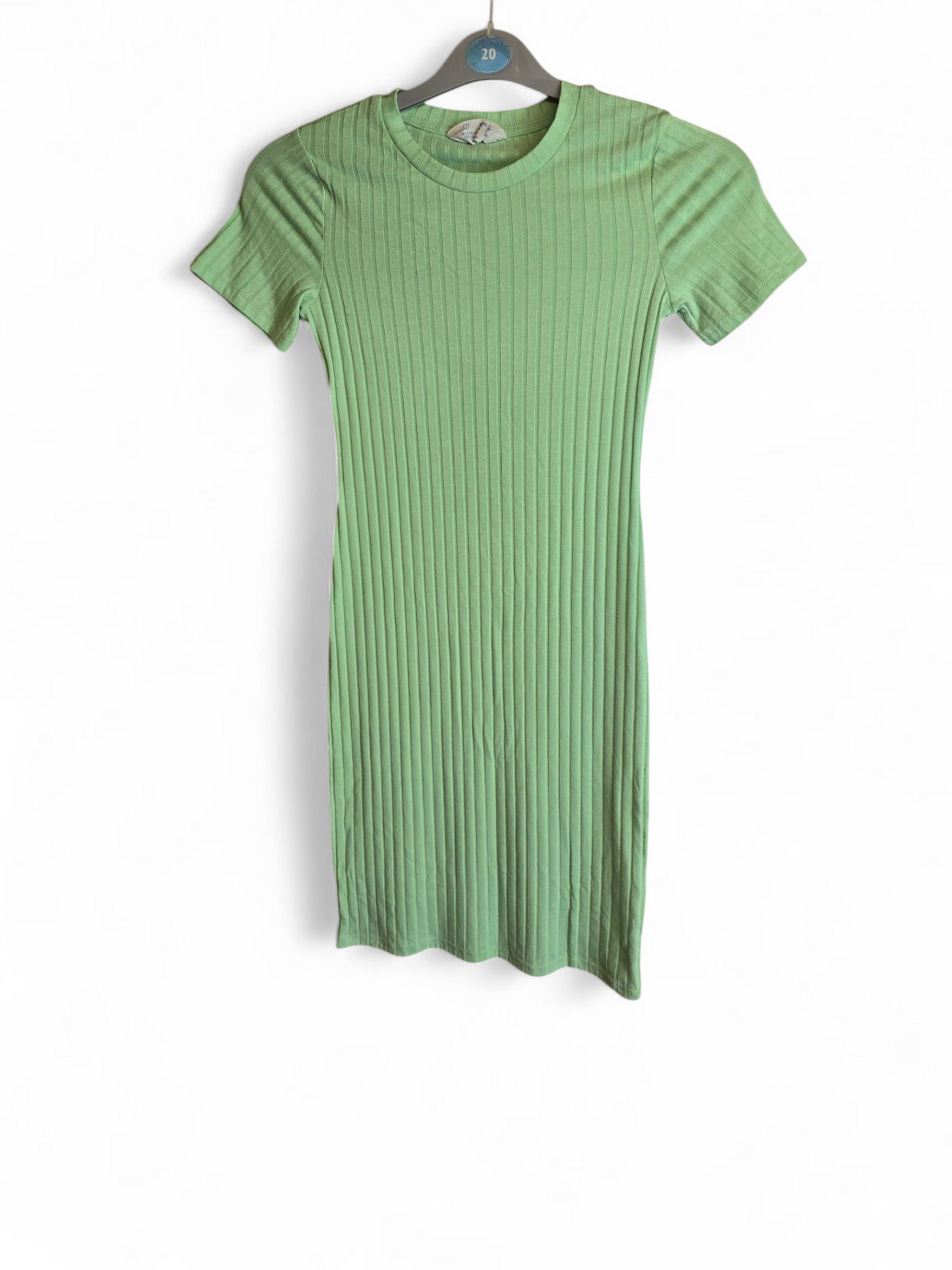 Primark green short sleeved t-shirt dress size 6