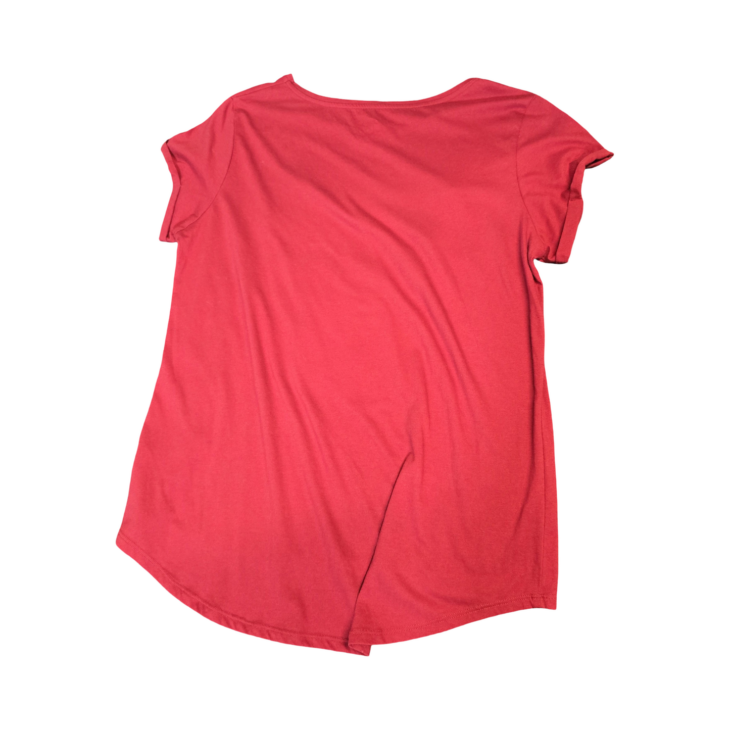 Matalan Red Festive Penguin T-Shirt – Size L (UK size 16/18)