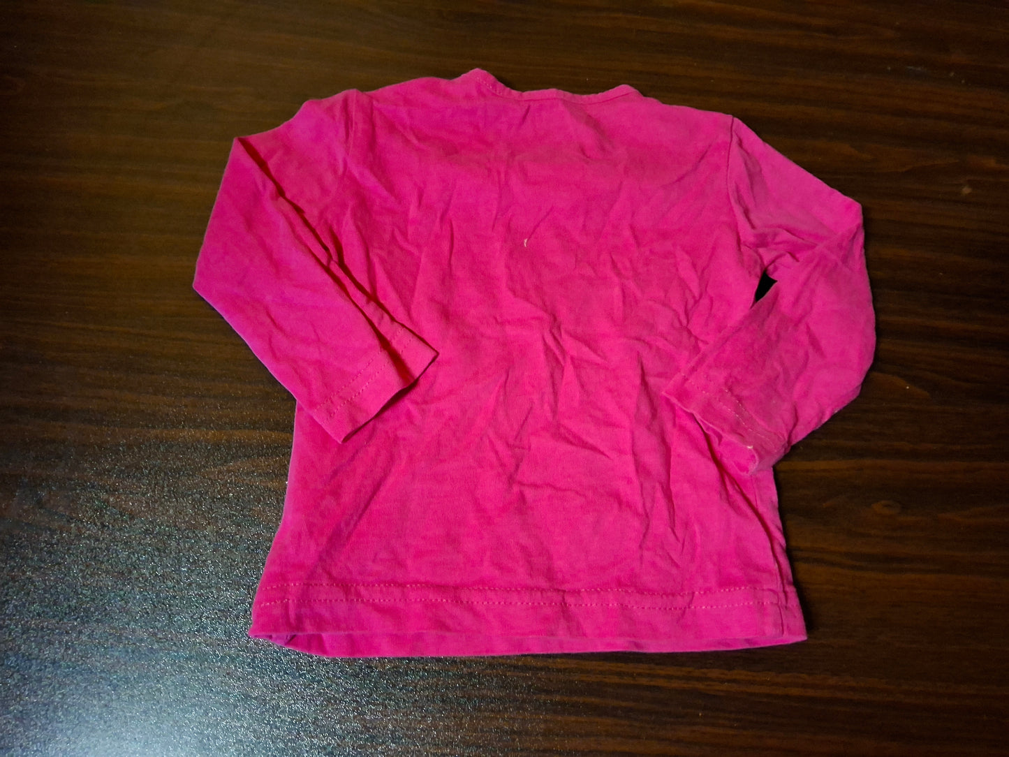 Avenue Girls Pink Long Sleeve T-Shirt – 3–6 Months – 100% Cotton