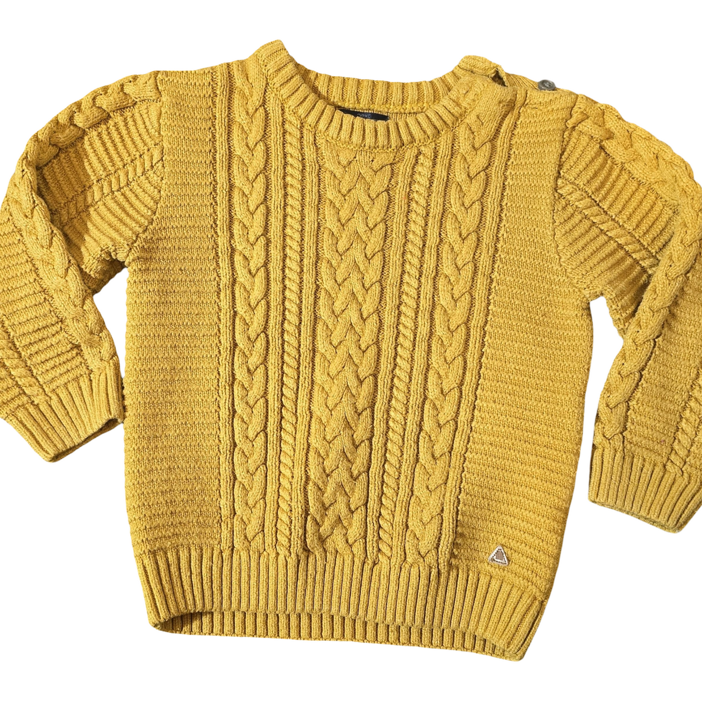 Next Mustard Yellow Knitted Jumper – Boys 3–4 Years