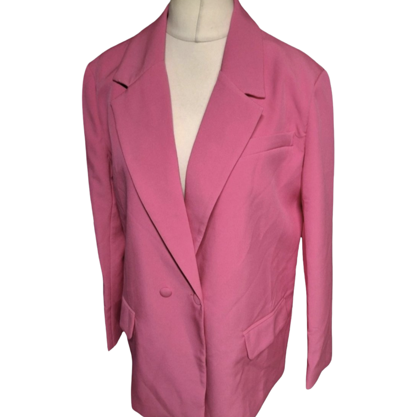Pink Blazer Size 8 Oversized Missguided
