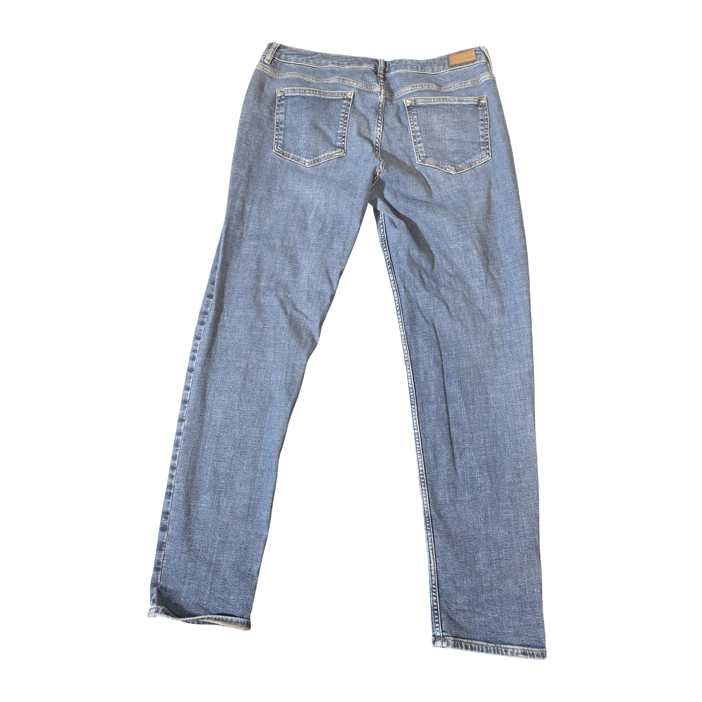 Jigsaw Blue Denim Hampton Slim Boyfriend Jeans – W32 L28 – UK 14 – Cotton & Lyocell