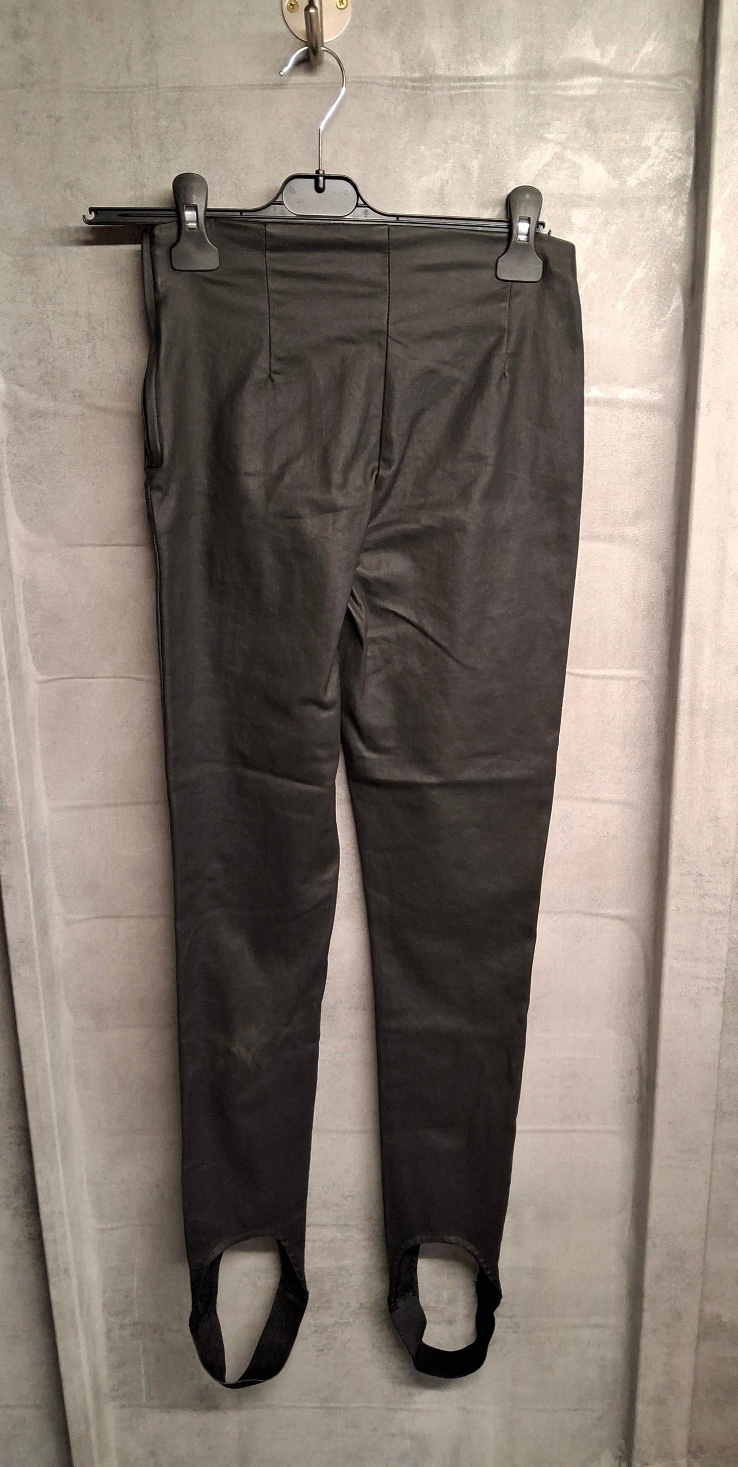 Primark Black Faux Leather Coated Leggings – Size 6 – NWT