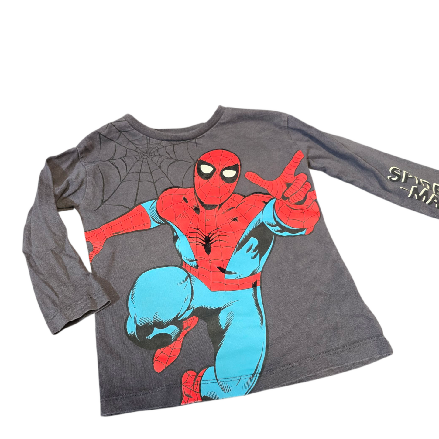 Nutmeg Spider-Man Long Sleeve Tee – 2-3 Years Boys