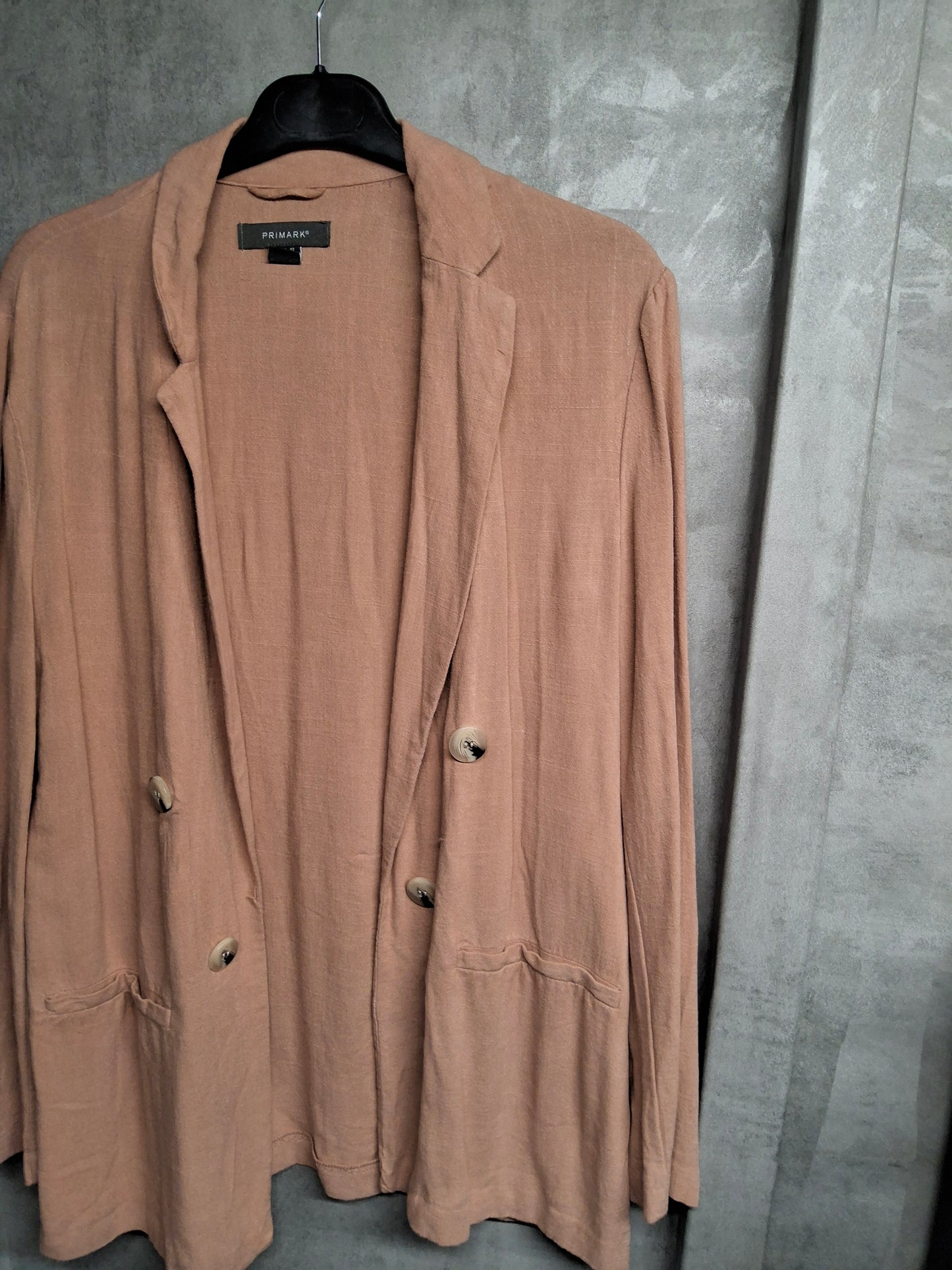 Primark Apricot Oversized Lightweight Blazer – Size 12