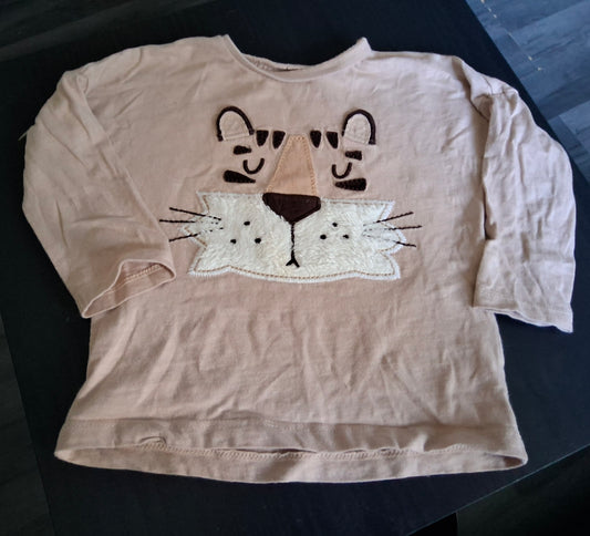 Next Beige T-Shirt – Boys 12–18 Months – 100% Cotton