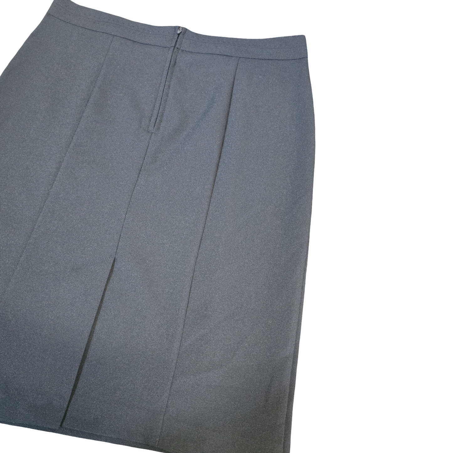 George Navy A-Line Knee Length Skirt – Size 12 – 100% Polyester – NWT