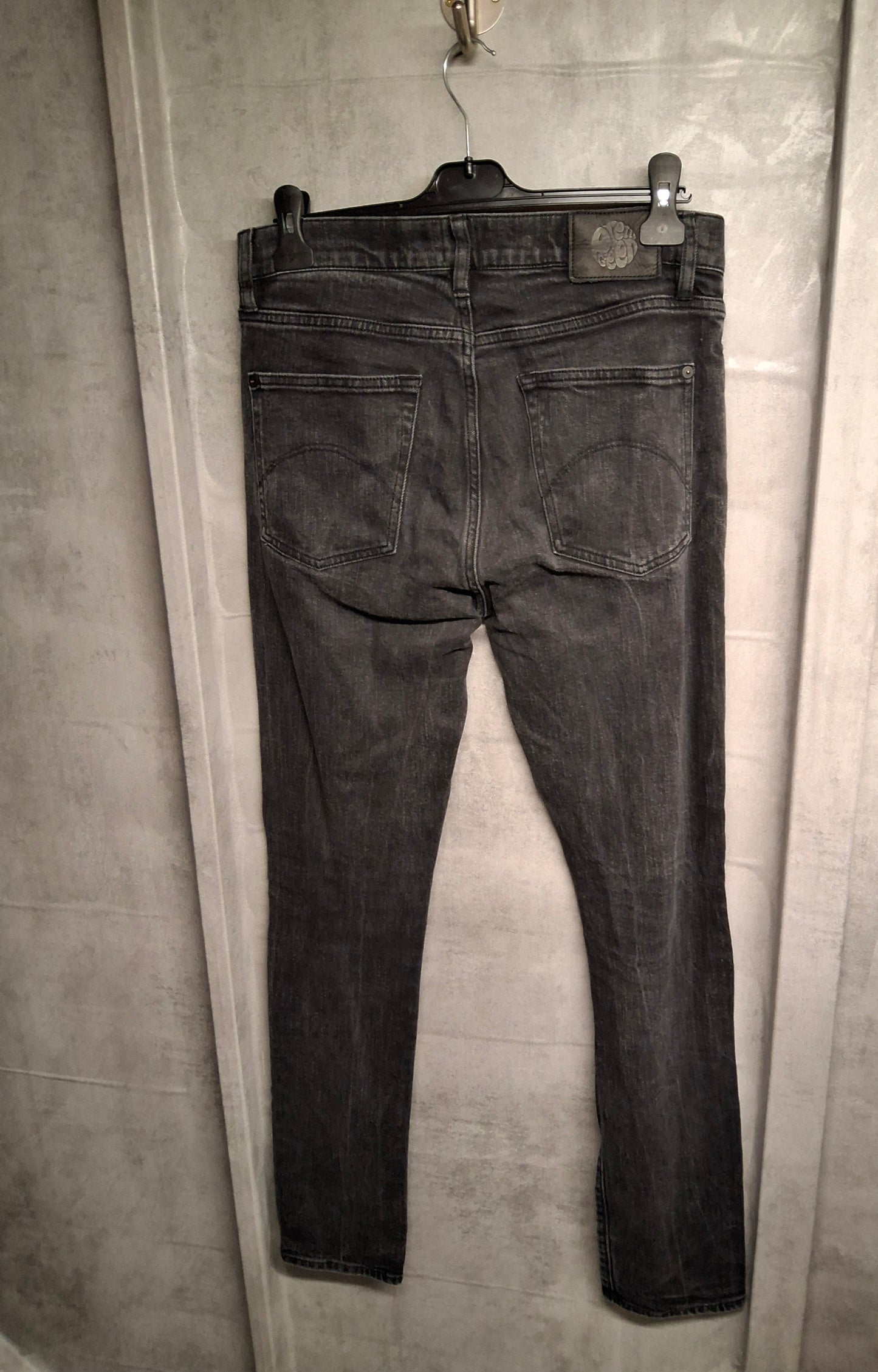 Men’s Pretty Green Black “Errwood” Slim Fit Jeans – Size W32 L