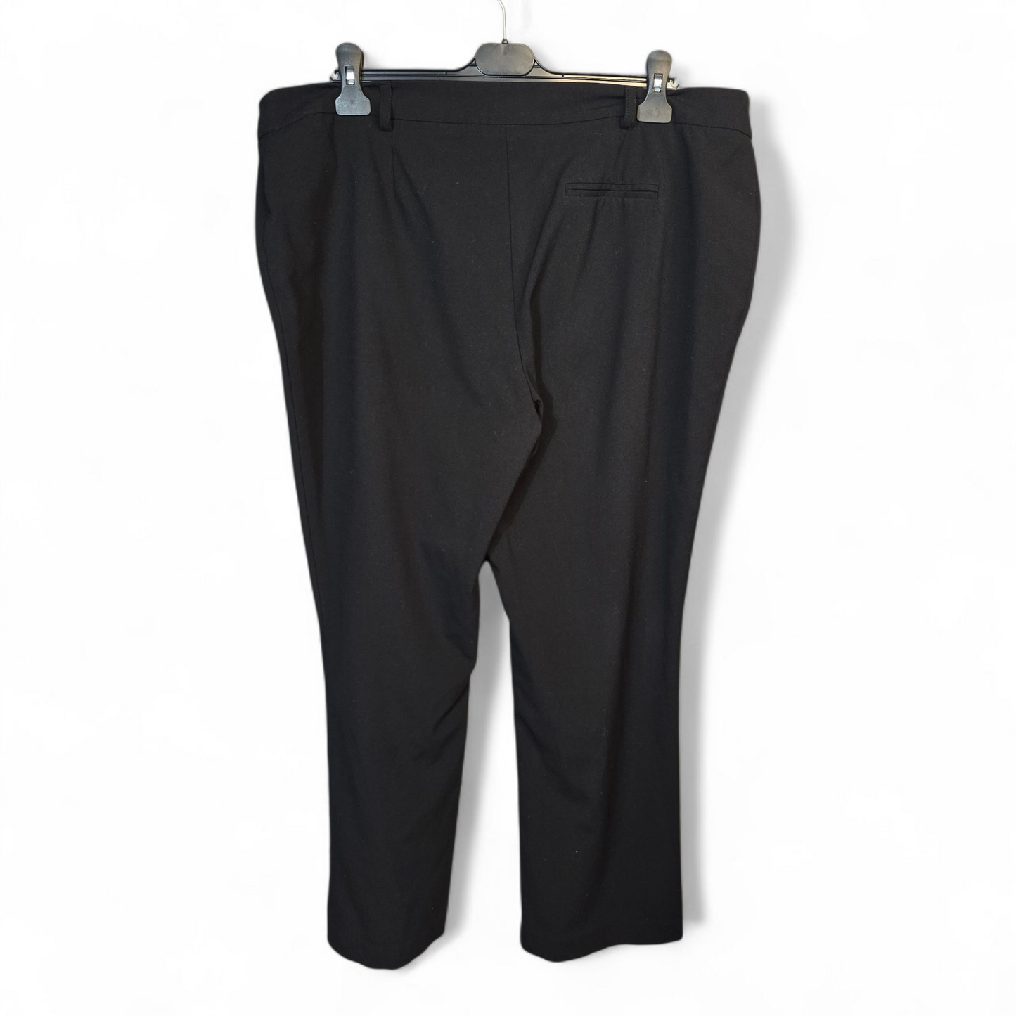 Matalan Black Bootcut Work Trousers – Size 18 – High Waisted Smart Office Style