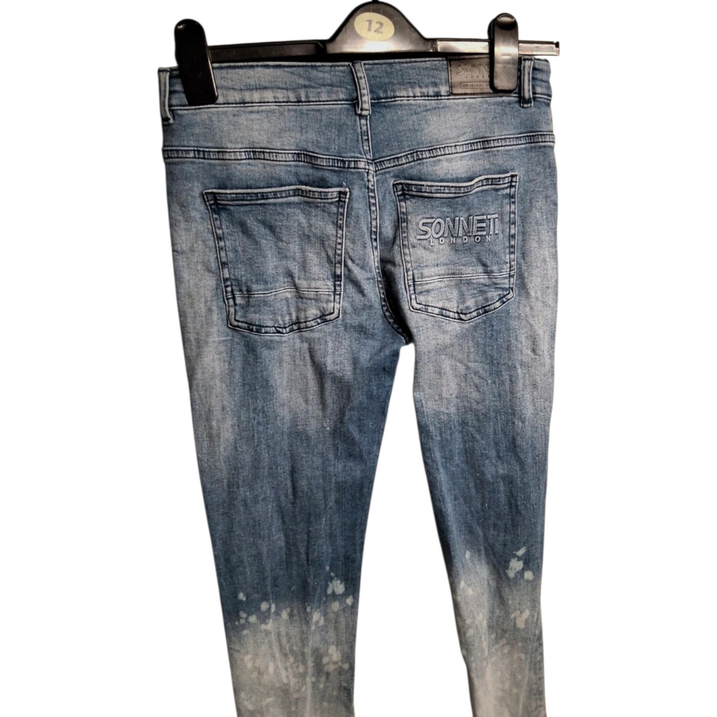 Sonneti Boys Blue Skinny Jeans – Age 13–15 Years – Ripped & Distressed