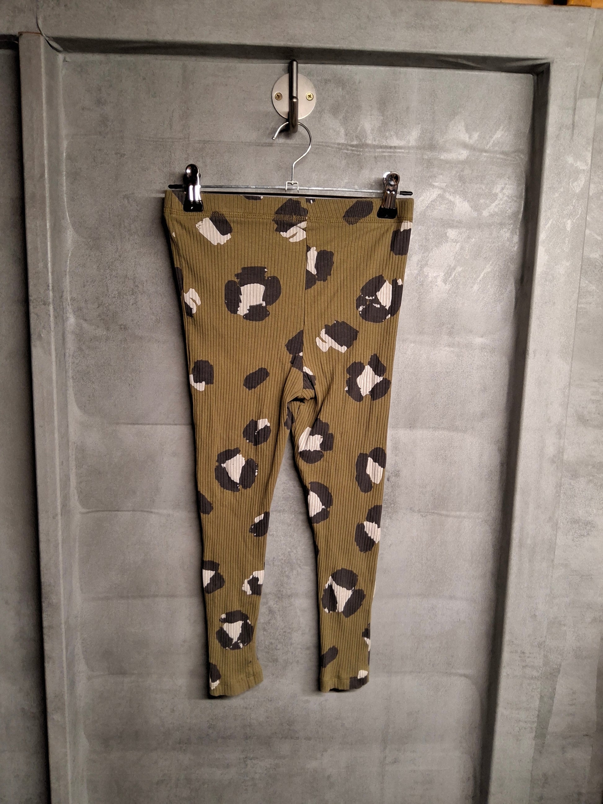 George Girls Green Animal Print Leggings – Age 4-5 Years – Cotton