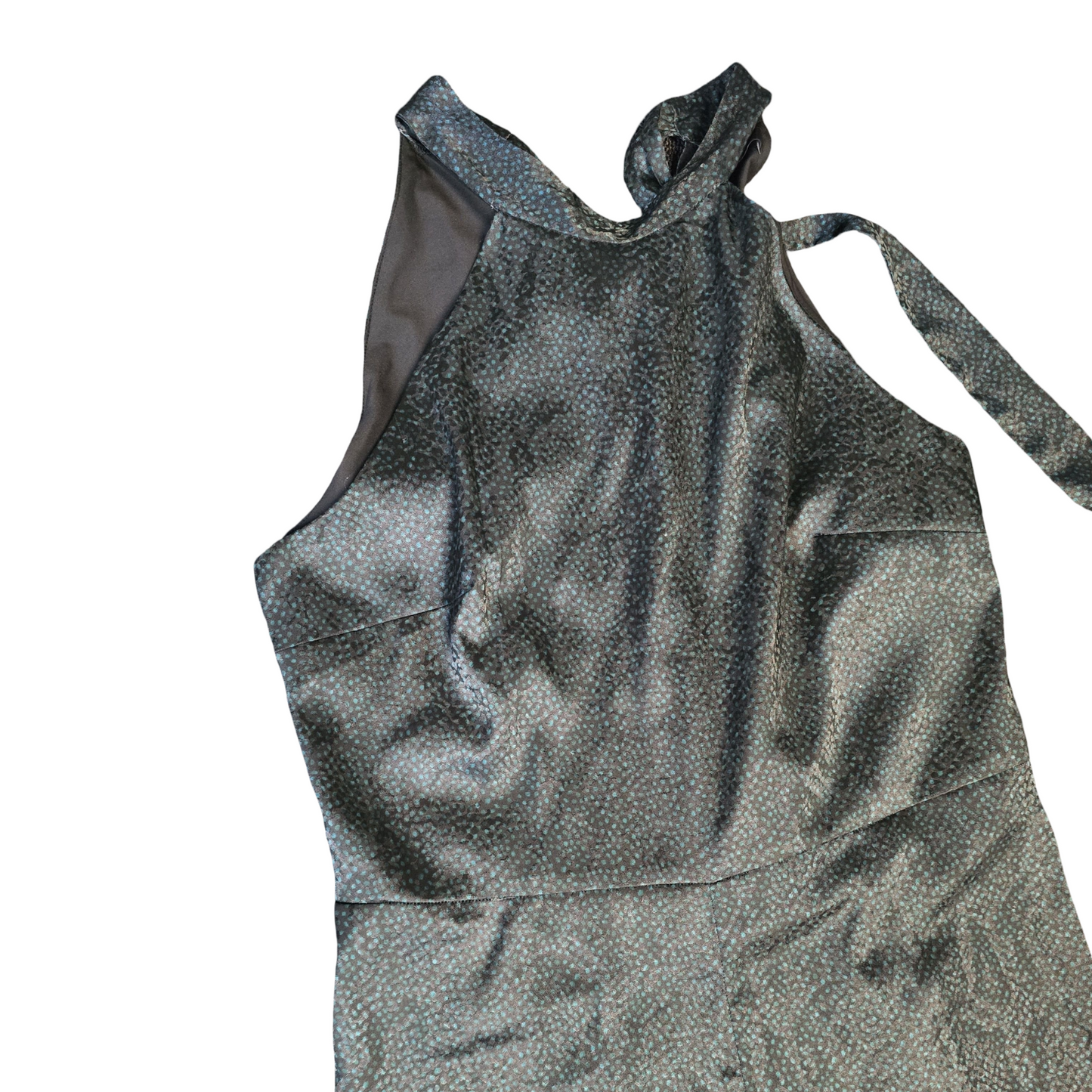 Next Jumpsuit Green Size 14 Polka Dot Wide Leg Weekend