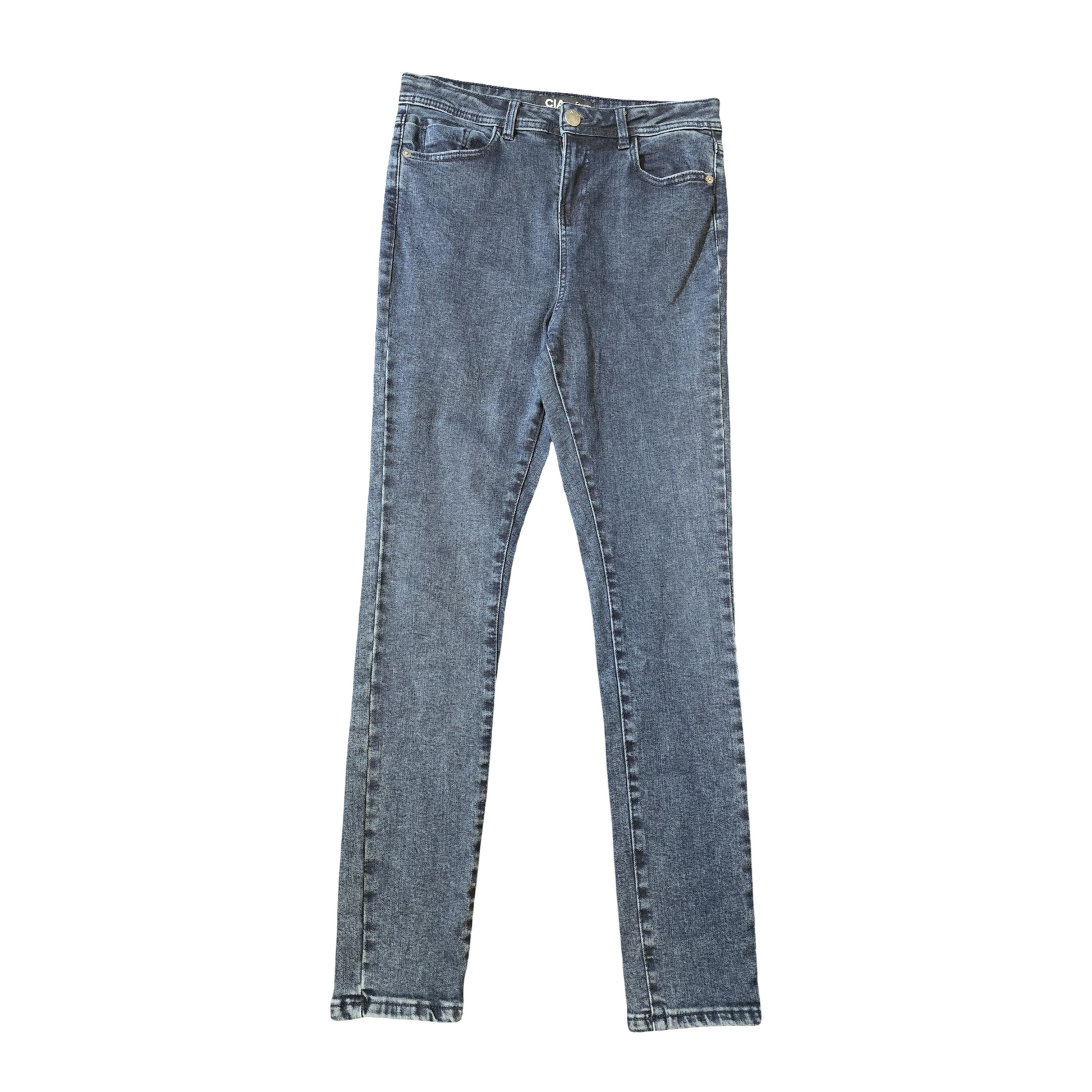 George Dark Navy High-Waisted Skinny Jeans – Size 10