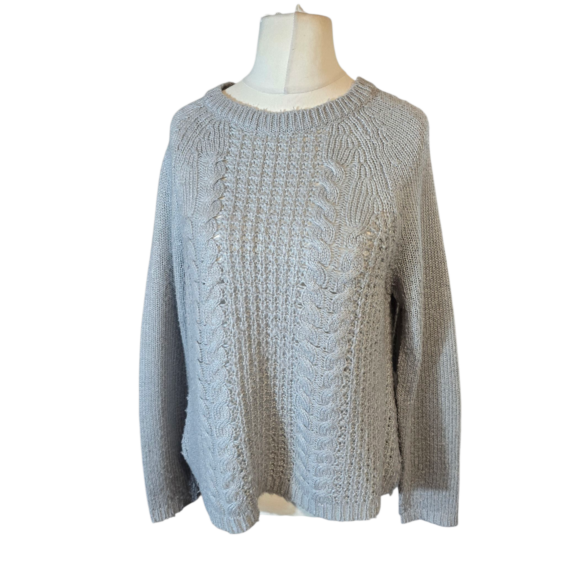 Select Grey Knit Jumper – Size 14 – Cosy Everyday Style