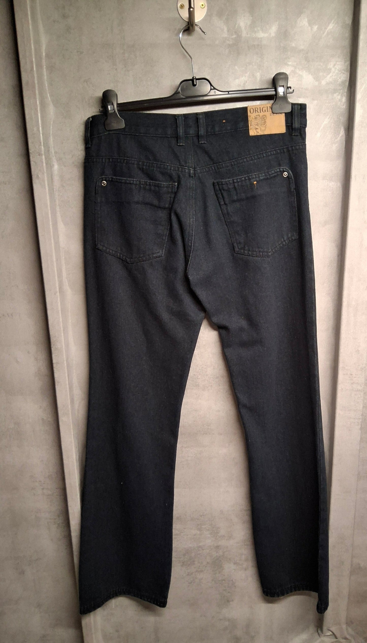 Original Denim Dark Wash Flared Jeans – Size 10L Low Rise