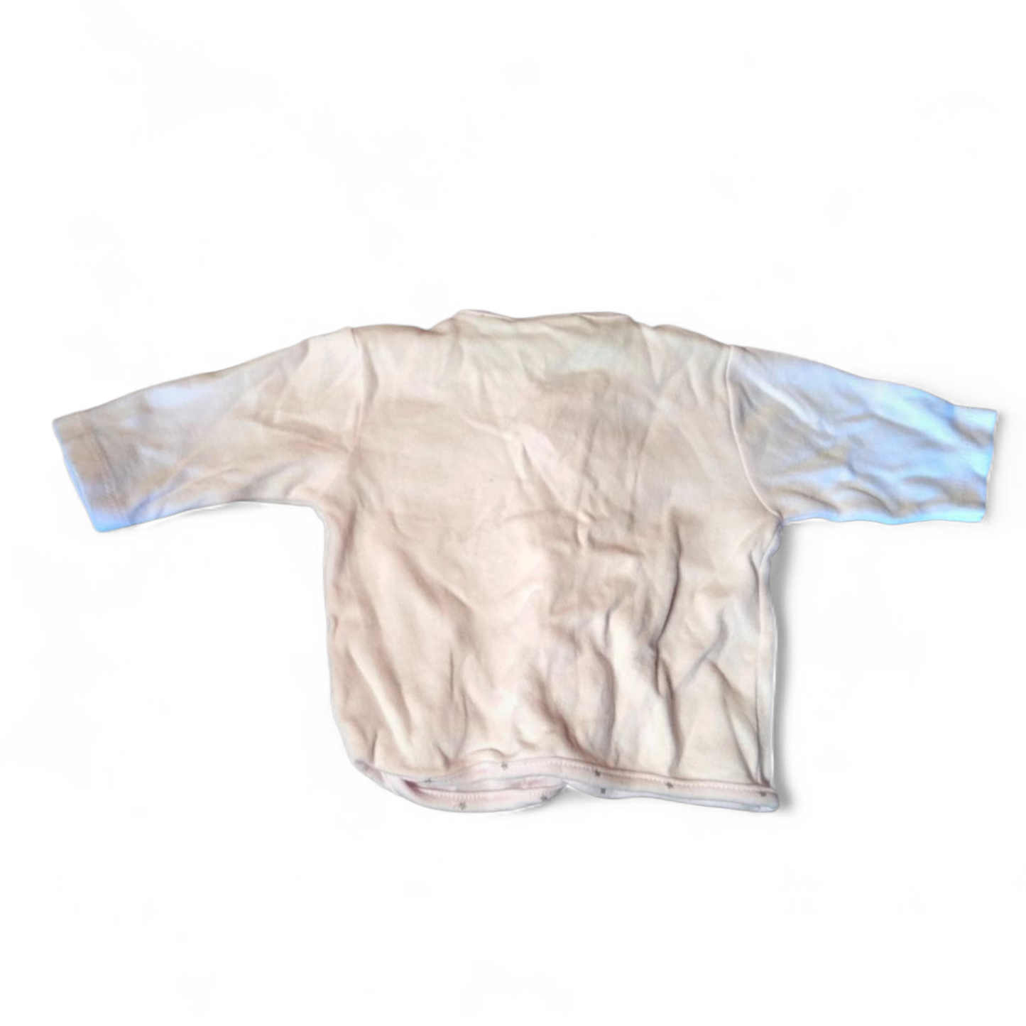 Just Too Cute Pink Cardigan – Girls 3–6 Months – 100% Cotton