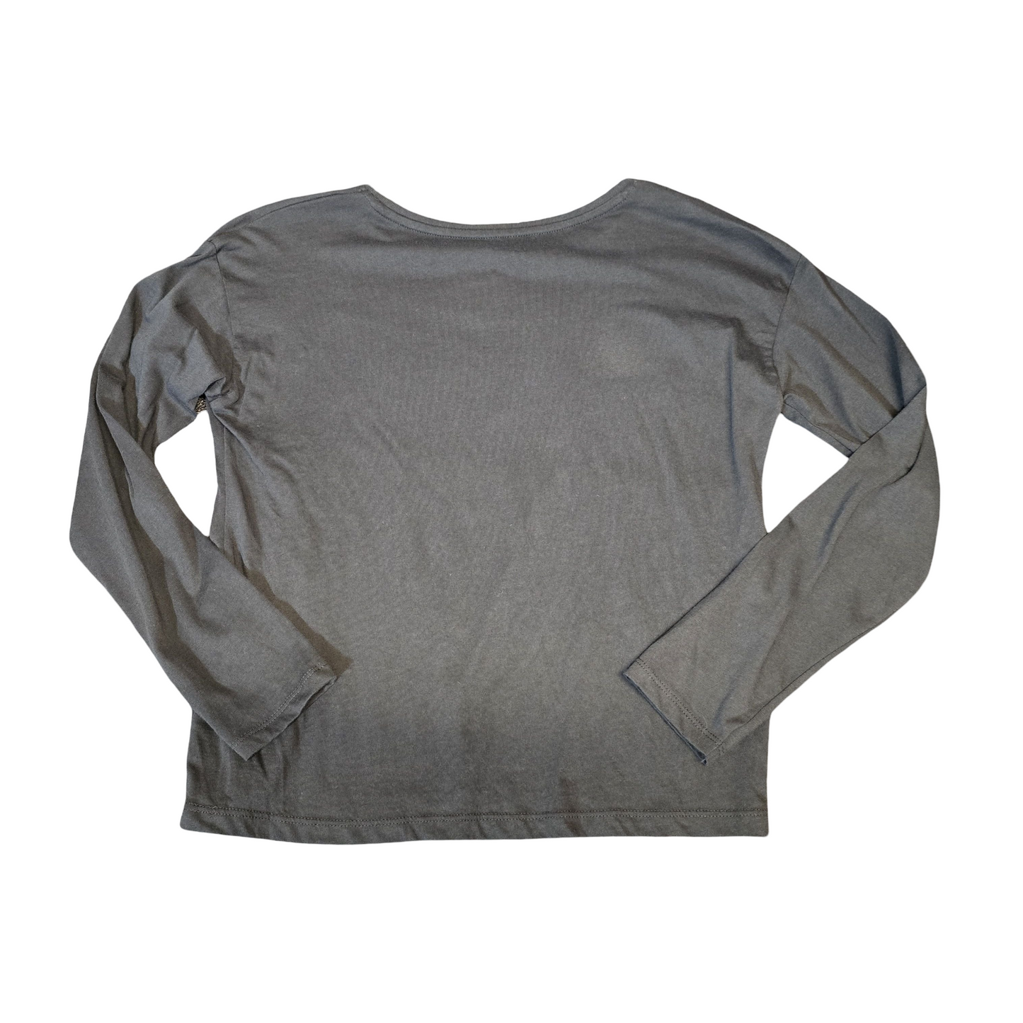 Tu Black Long Sleeve T-Shirt – Boys Age 12 – 100% Cotton