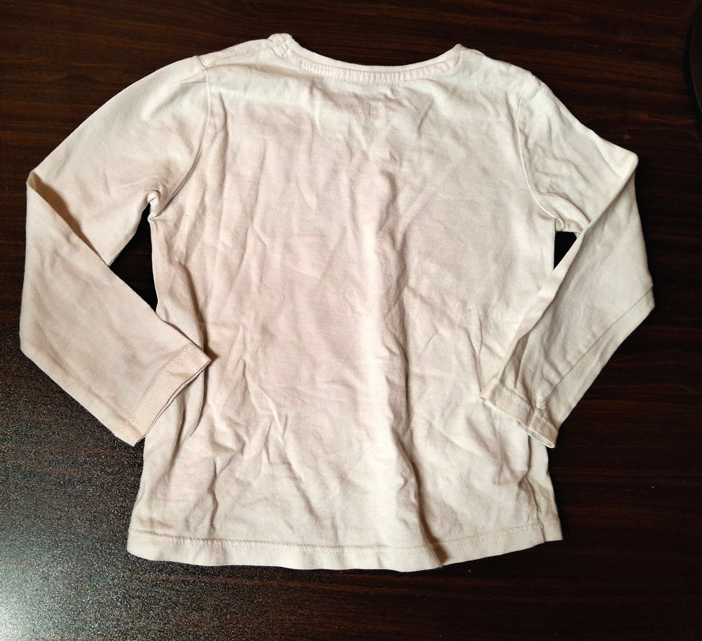 Primark Girls White Butterfly T-Shirt – Age 2–3 Years – 100% Cotton