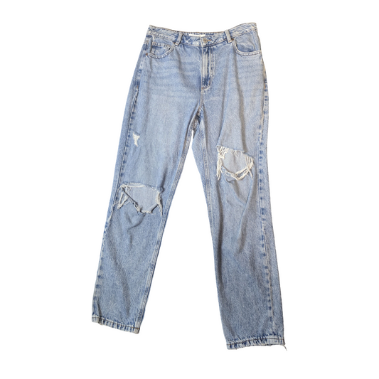 Dynamite ‘Claudia’ Distressed High-Waist Slim Jeans – Size 8 – Effortless Edge