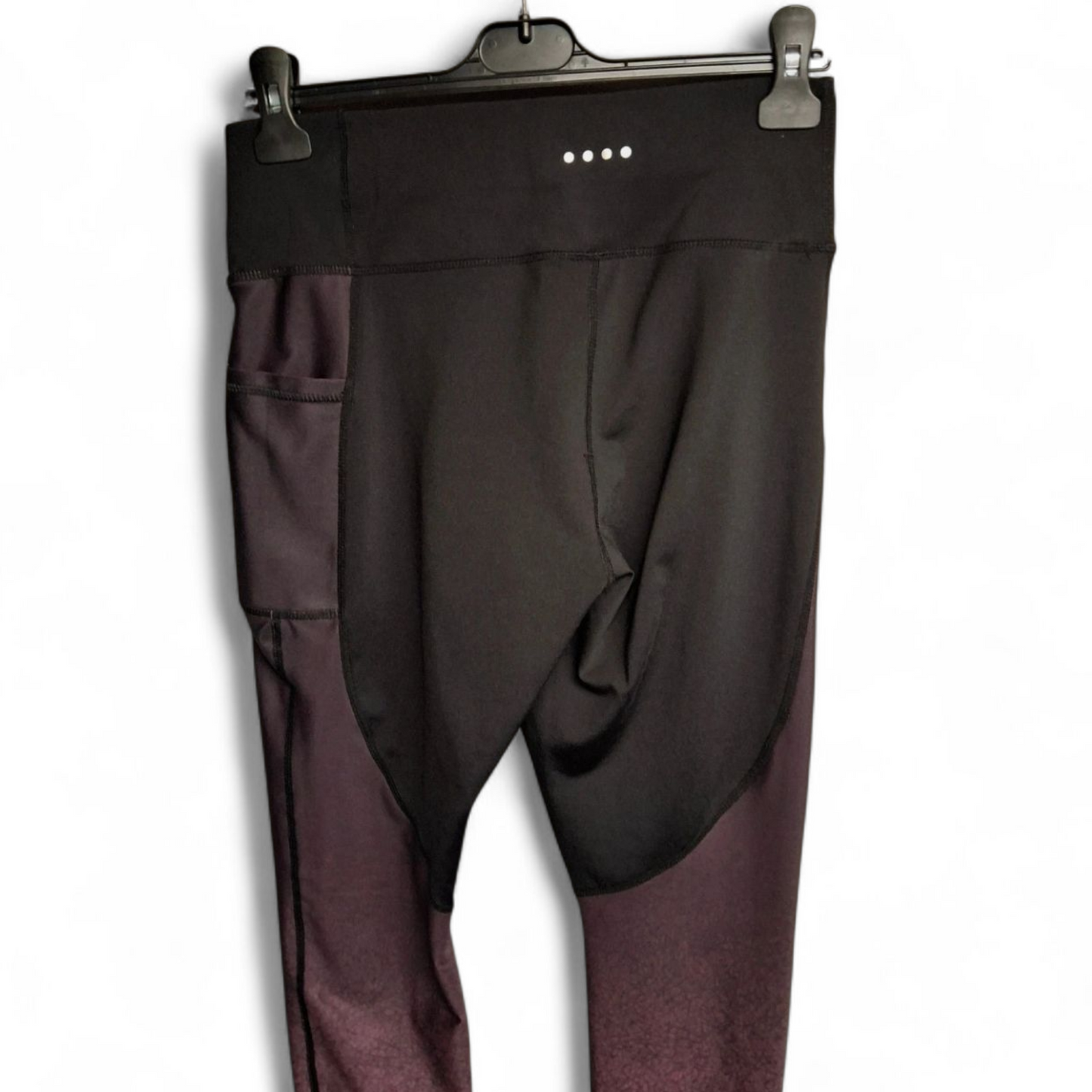 Matalan Black & Purple Ombré Gym Leggings – Size 12