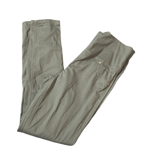 Dark Khaki Skinny Jeans – High Waisted Size 14/16 | Comfy & Cool