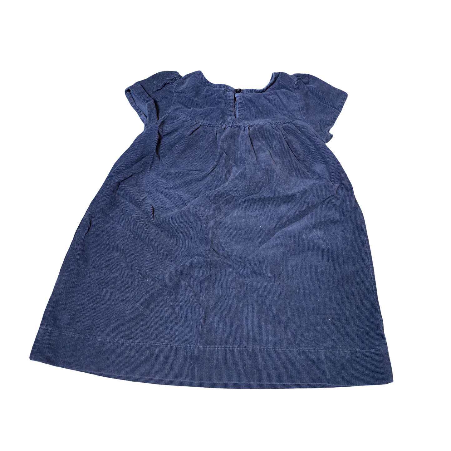 John Lewis Navy Corduroy Dress – Girls 4 Years – 100% Cotton
