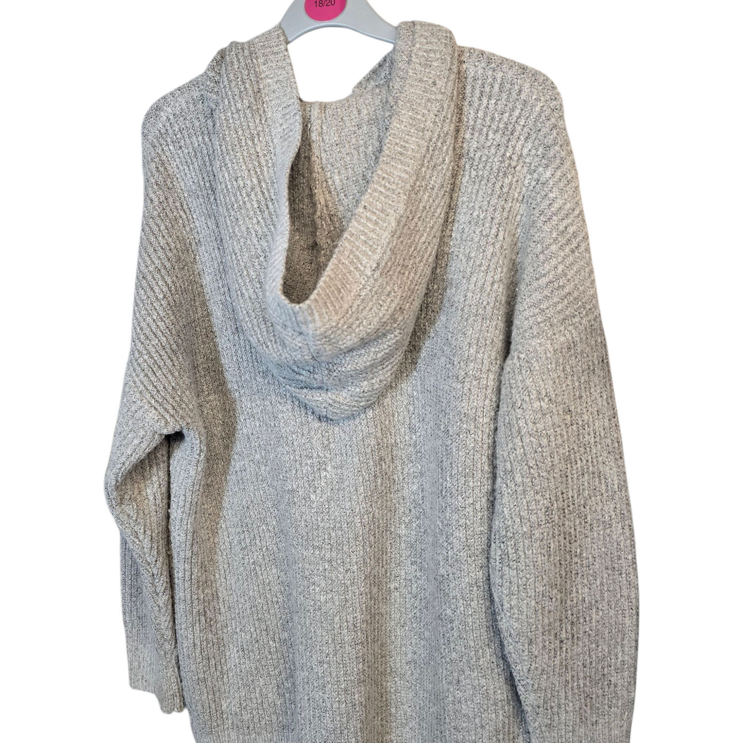 H&M Grey Hooded Zip Cardigan – Size M (Would Suit size 12/14)