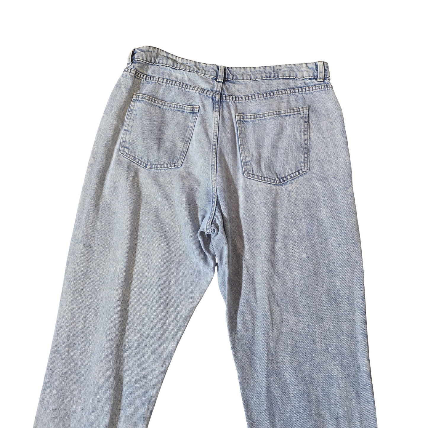 Primark Light Blue High Waist Slim Leg Jeans – Size 18