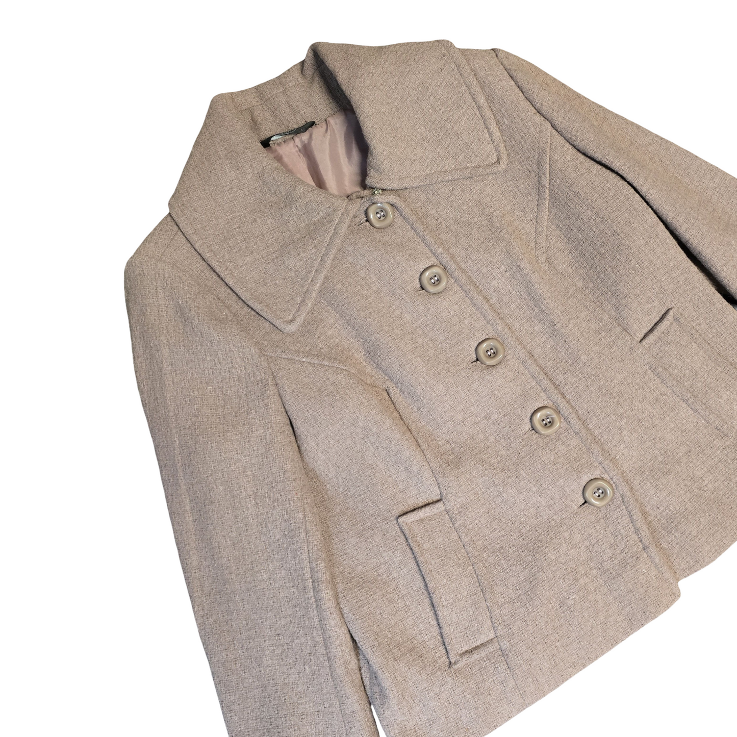 BM Peacoat Beige Size 18 Classic Smart Winter