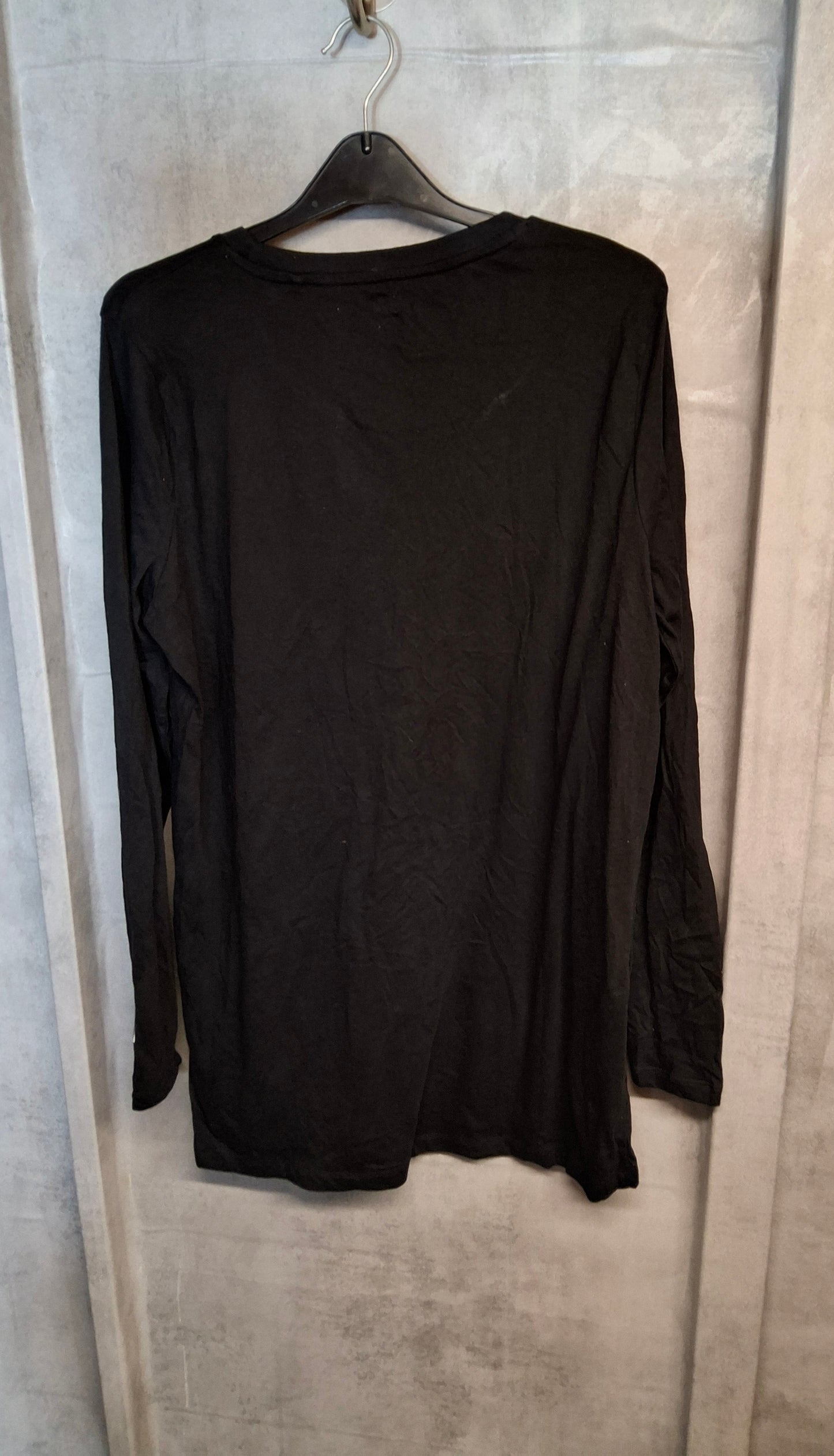 F&F Black Glow-in-the-Dark Skeleton T-Shirt – Size 16 – 100% Cotton – NWT