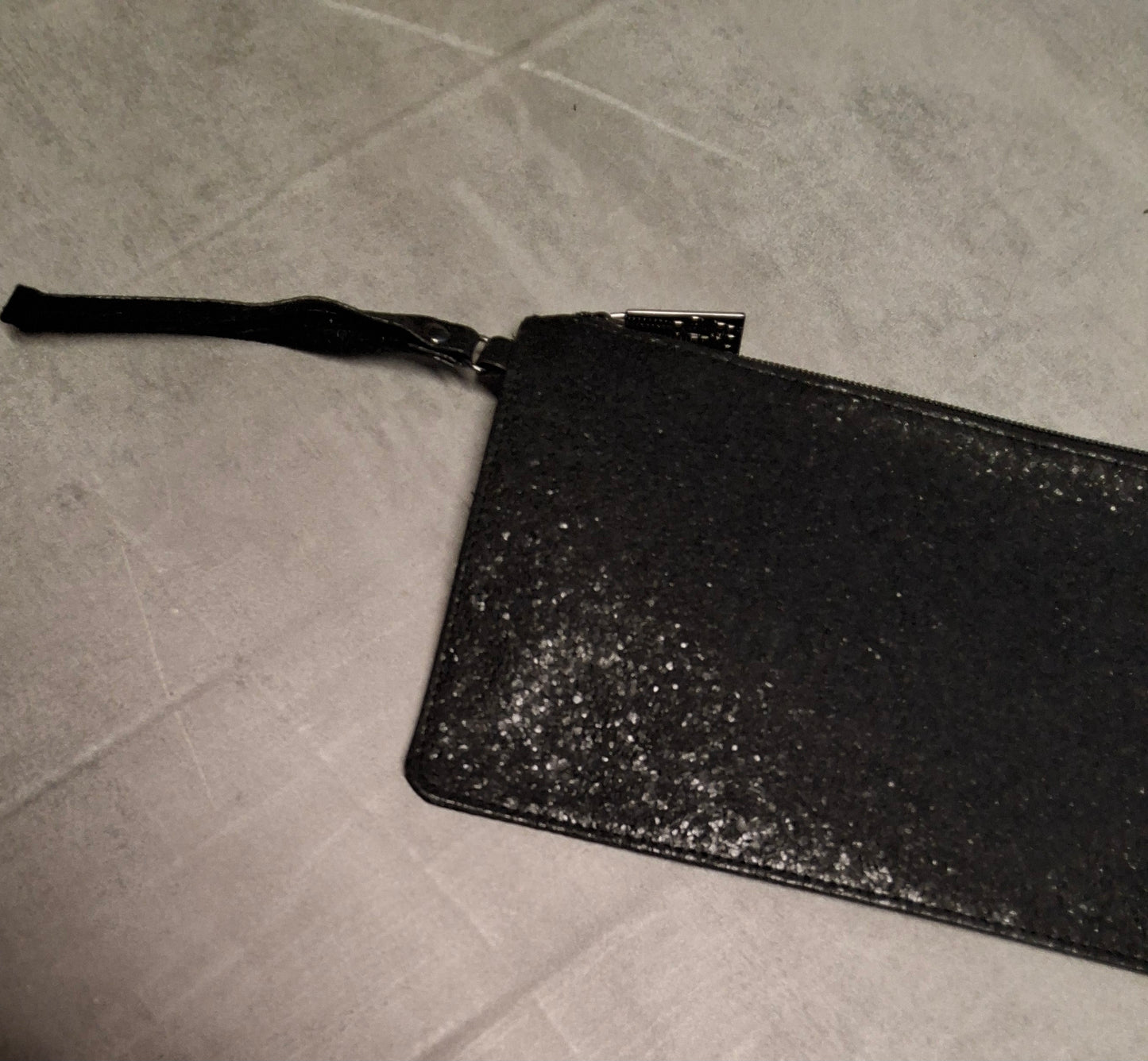 Full Panda Black Glitter Clutch Bag – NWOT ✨
