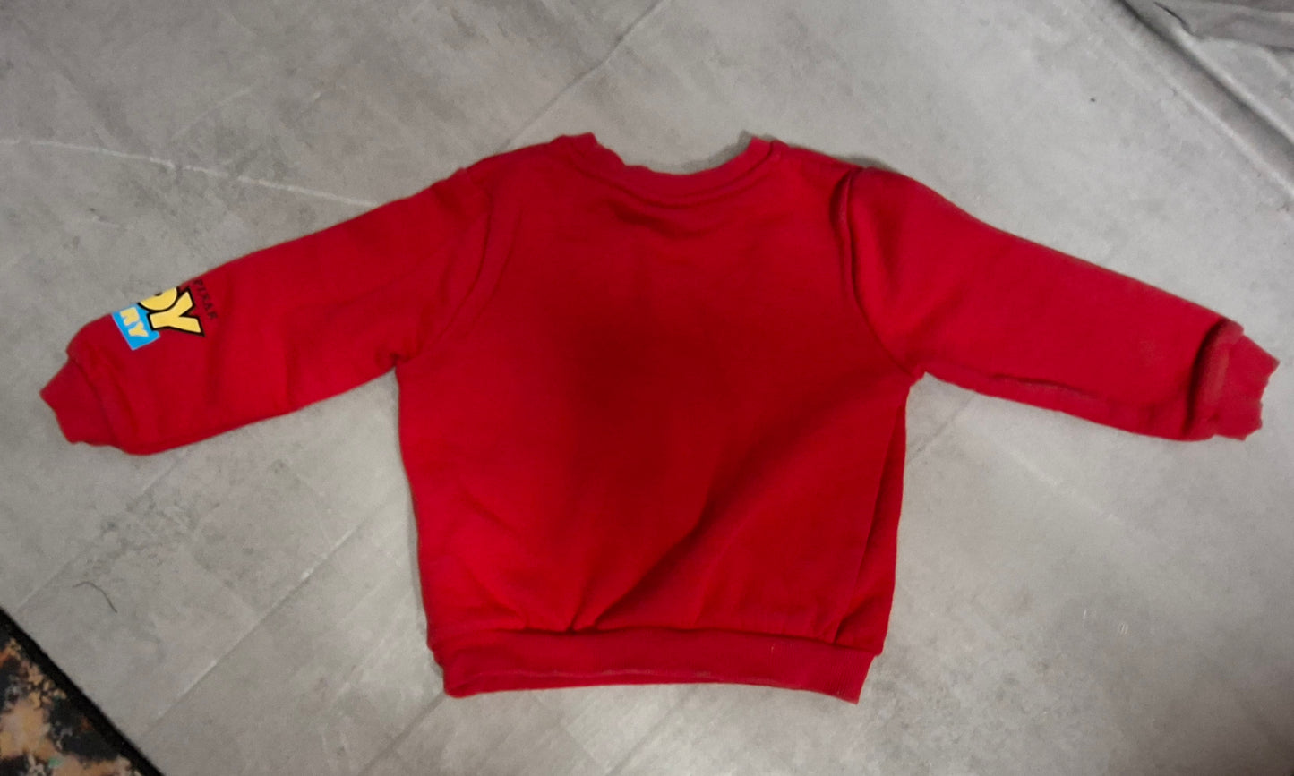 Primark Xmas Toy Story Red Jumper Age 4-5yrs Boys/ Girls