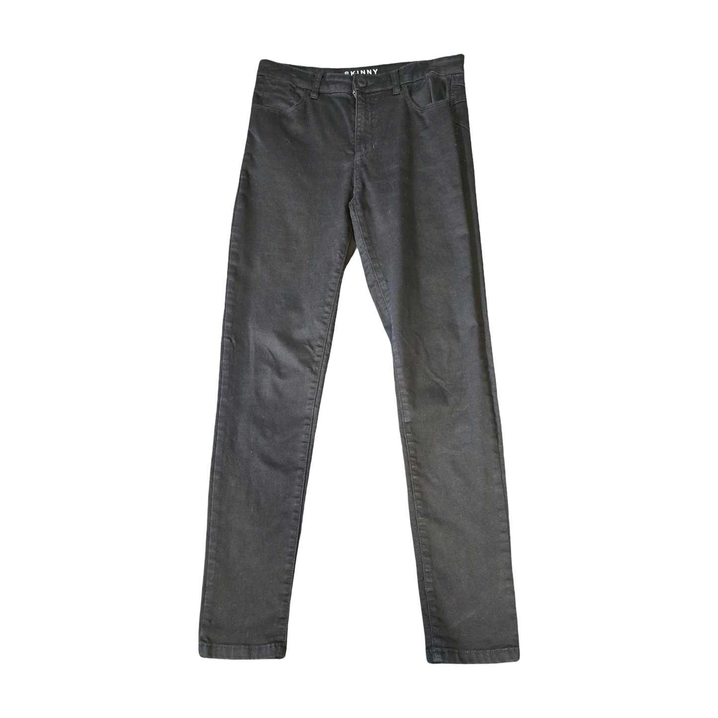 M&S Black High-Waisted Skinny Jeans – Size 10