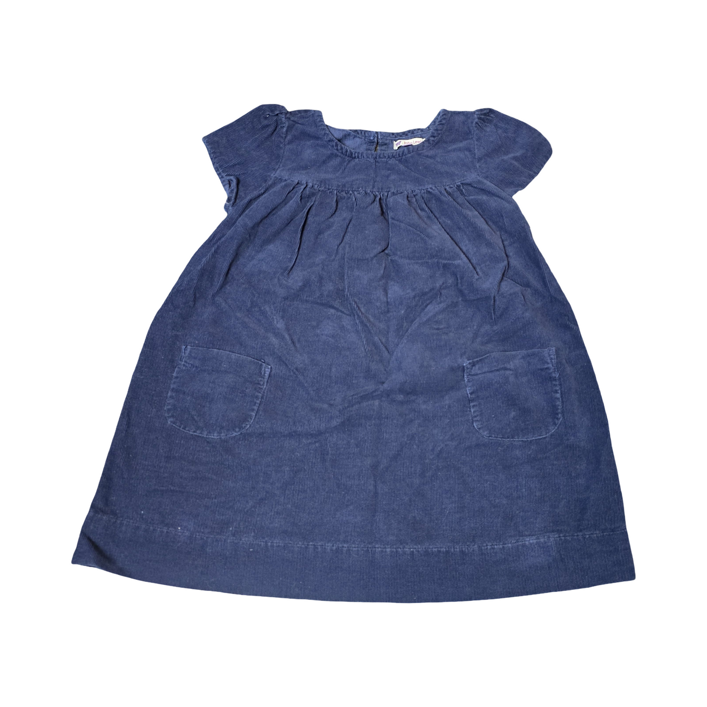 John Lewis Navy Corduroy Dress – Girls 4 Years – 100% Cotton
