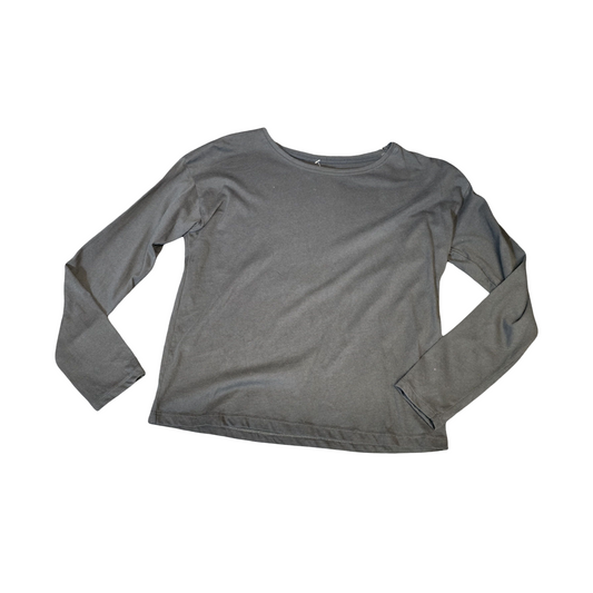 Tu Black Long Sleeve T-Shirt – Boys Age 12 – 100% Cotton