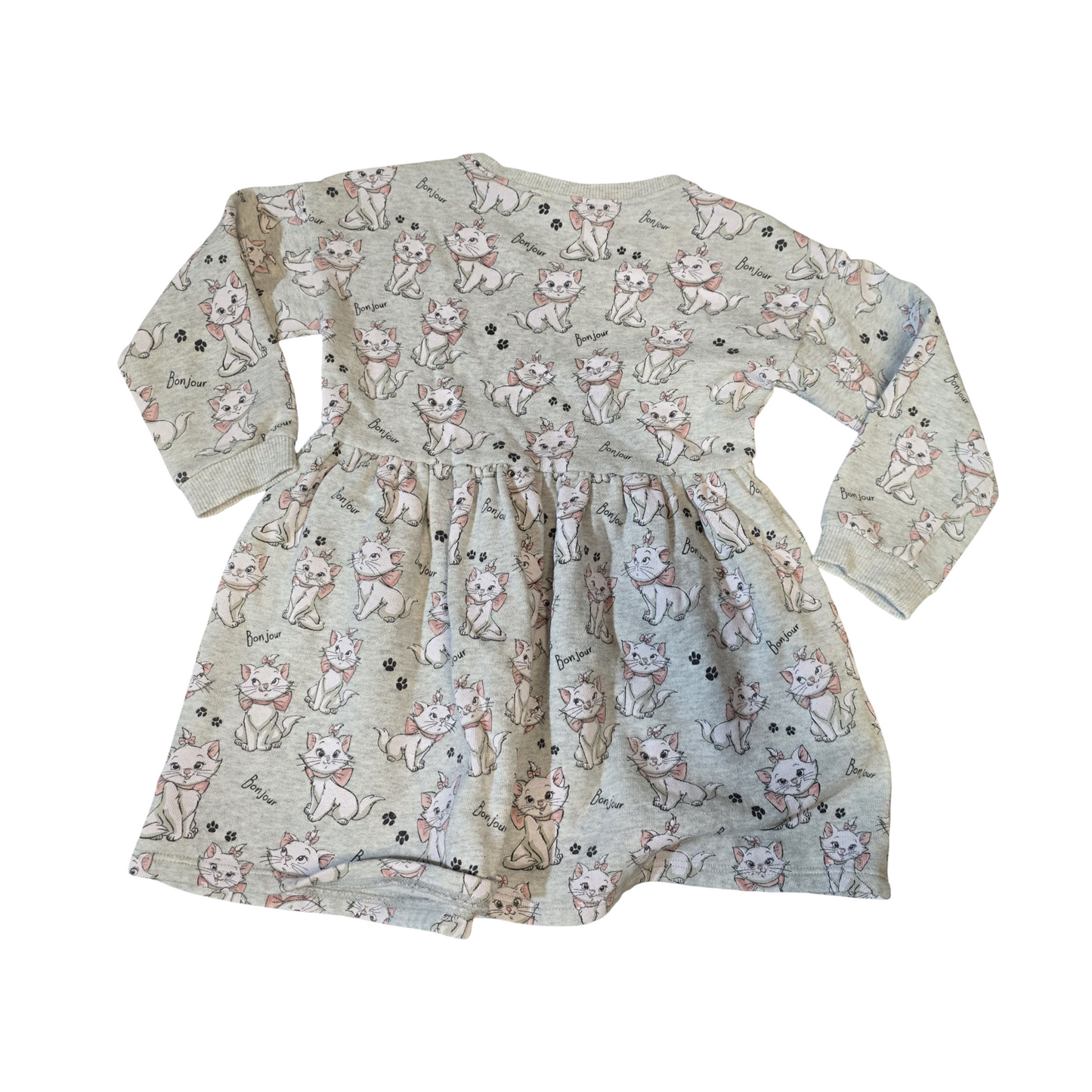 Disney at Next Grey Marie Cat Jumper Dress – Girls 3–4 Years