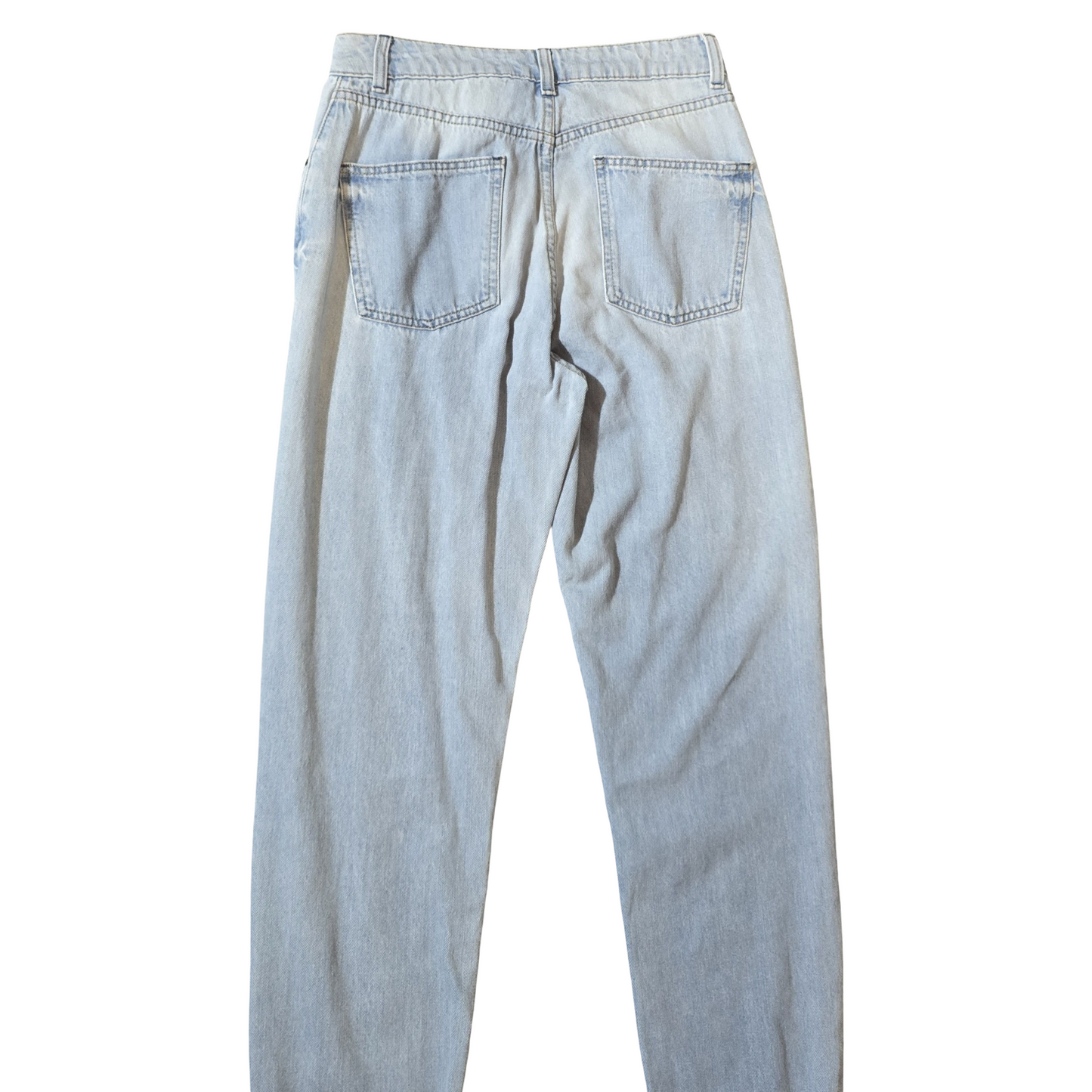 Topshop Moto Light Blue High Waist Slim Leg Jeans – W28 L32