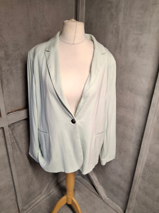 Matalan Mint Green Blazer – Size 20 – Fresh & Flowy
