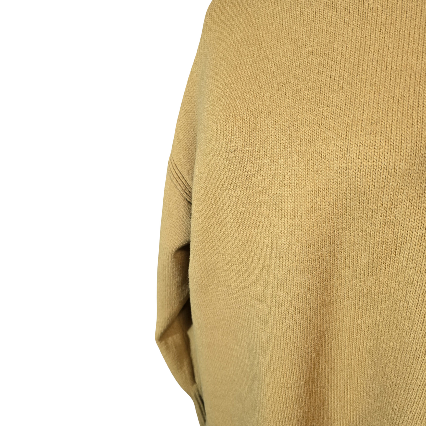 H&M Beige/ Brown Oversized Knitted Turtleneck Jumper – Euro L (Fits size 12–16)