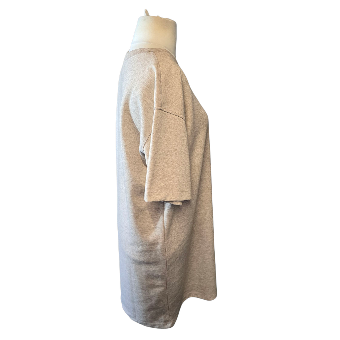 H&M Beige Oversized Jumper Dress – Short Sleeves – EUR XS (UK size 8/10)