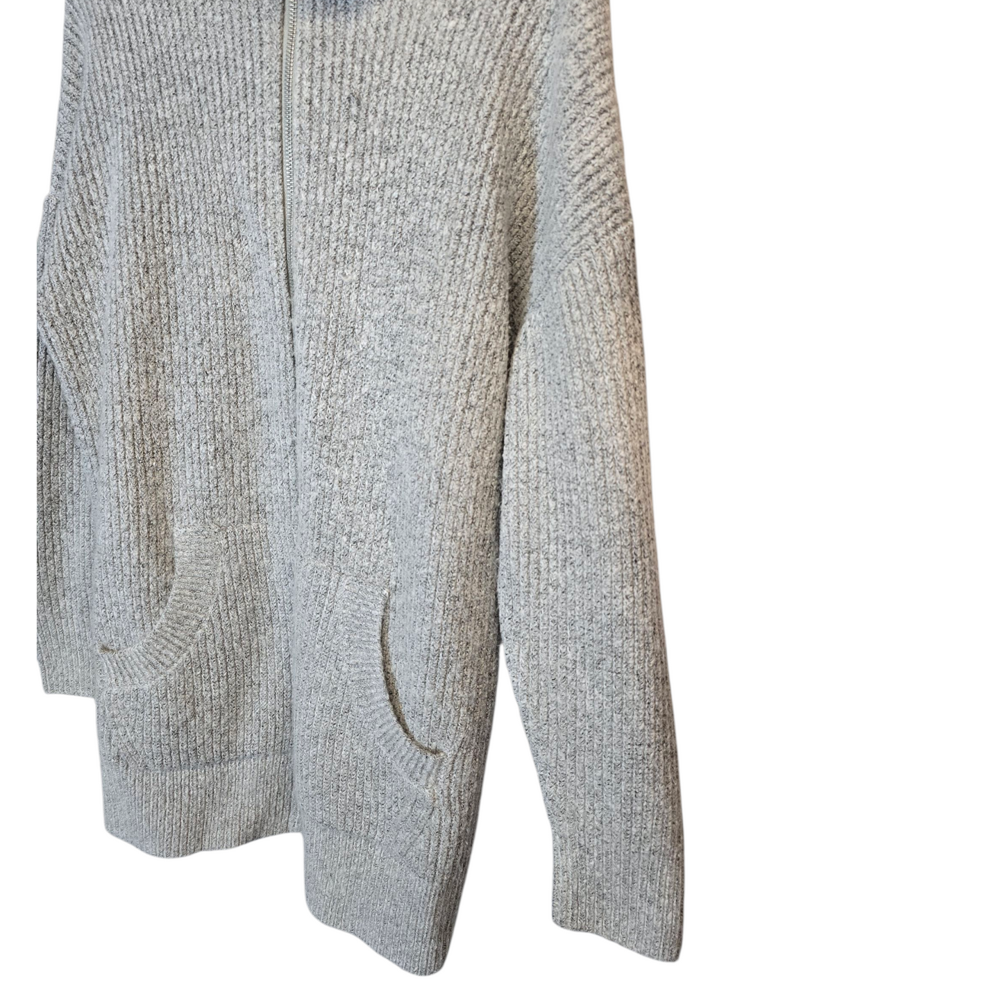 H&M Grey Hooded Zip Cardigan – Size M (Would Suit size 12/14)