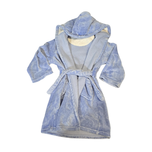 Blue Dressing Gown 5-6years Girls Cosy Nutmeg