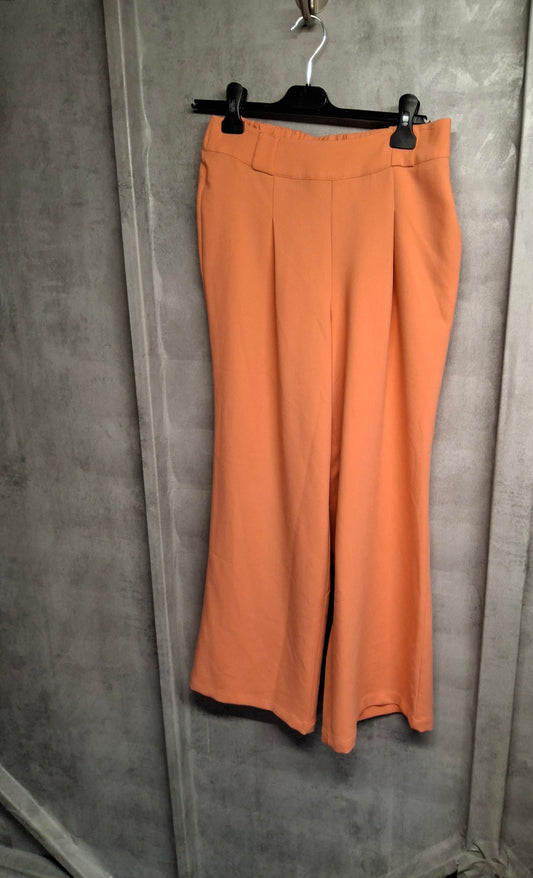 Dannii Minogue Petite Coral Flared Trousers – Size 8

