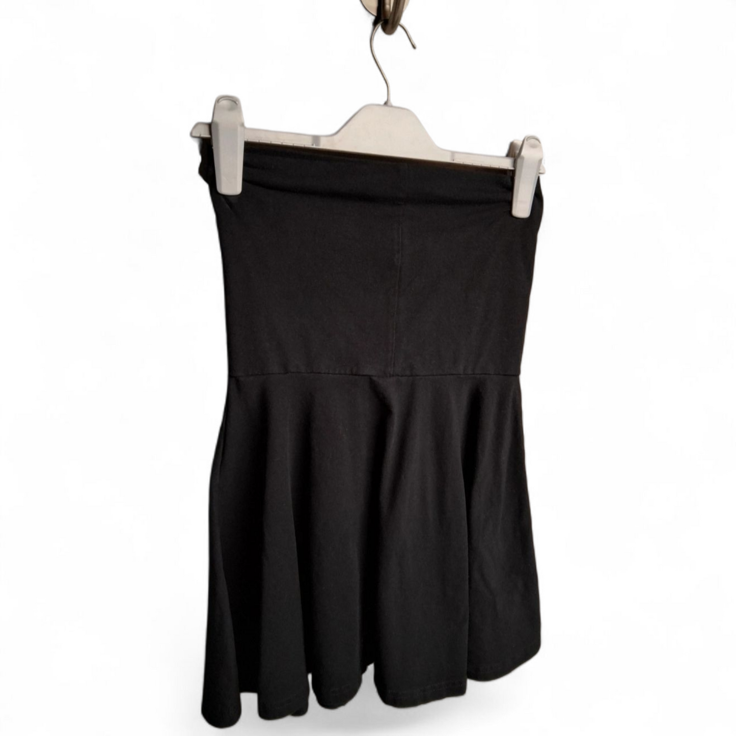 American Apparel Black Mini Skater Skirt – Size L (Fits UK size 10/12) – Cotton Classic