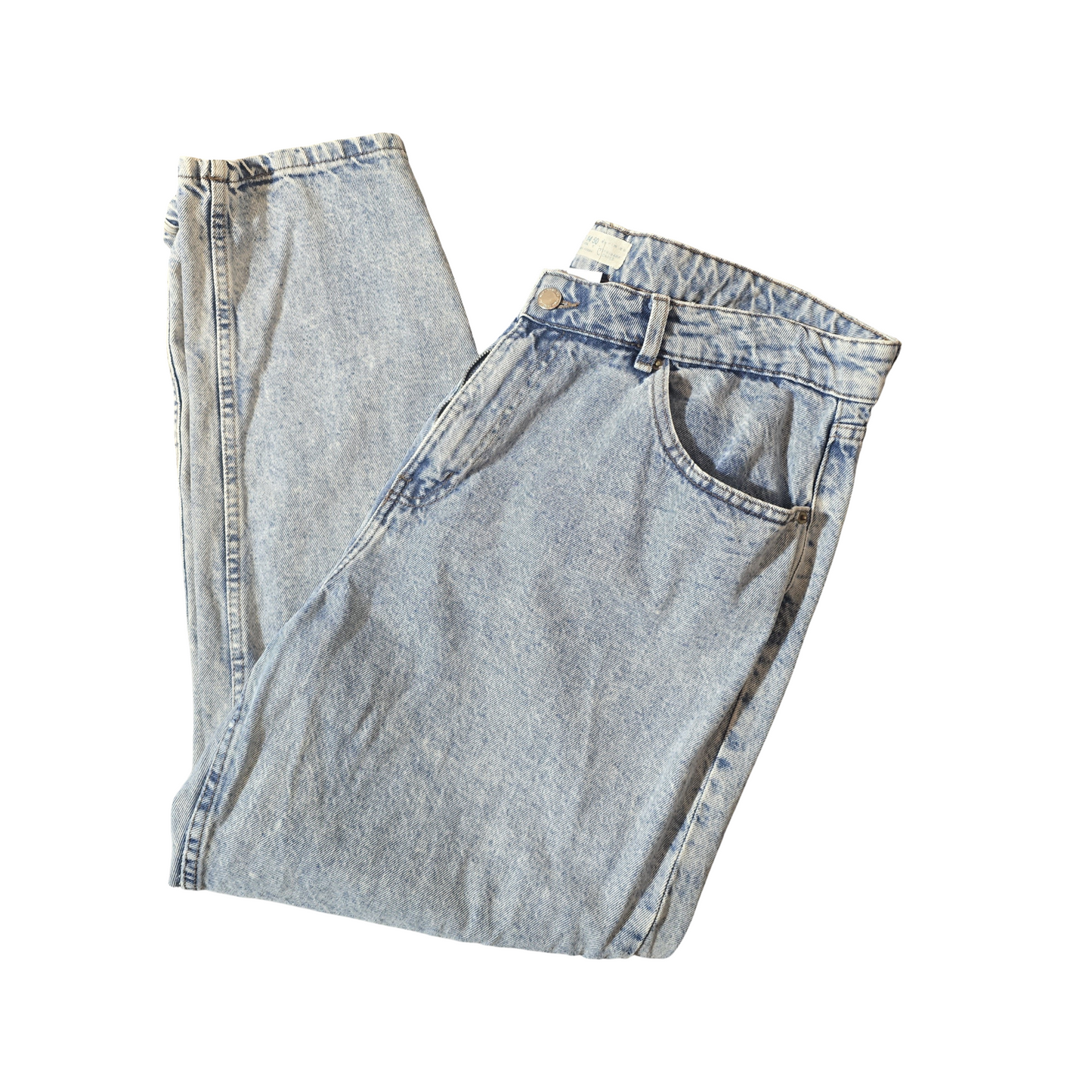 Primark Light Blue High Waist Slim Leg Jeans – Size 18