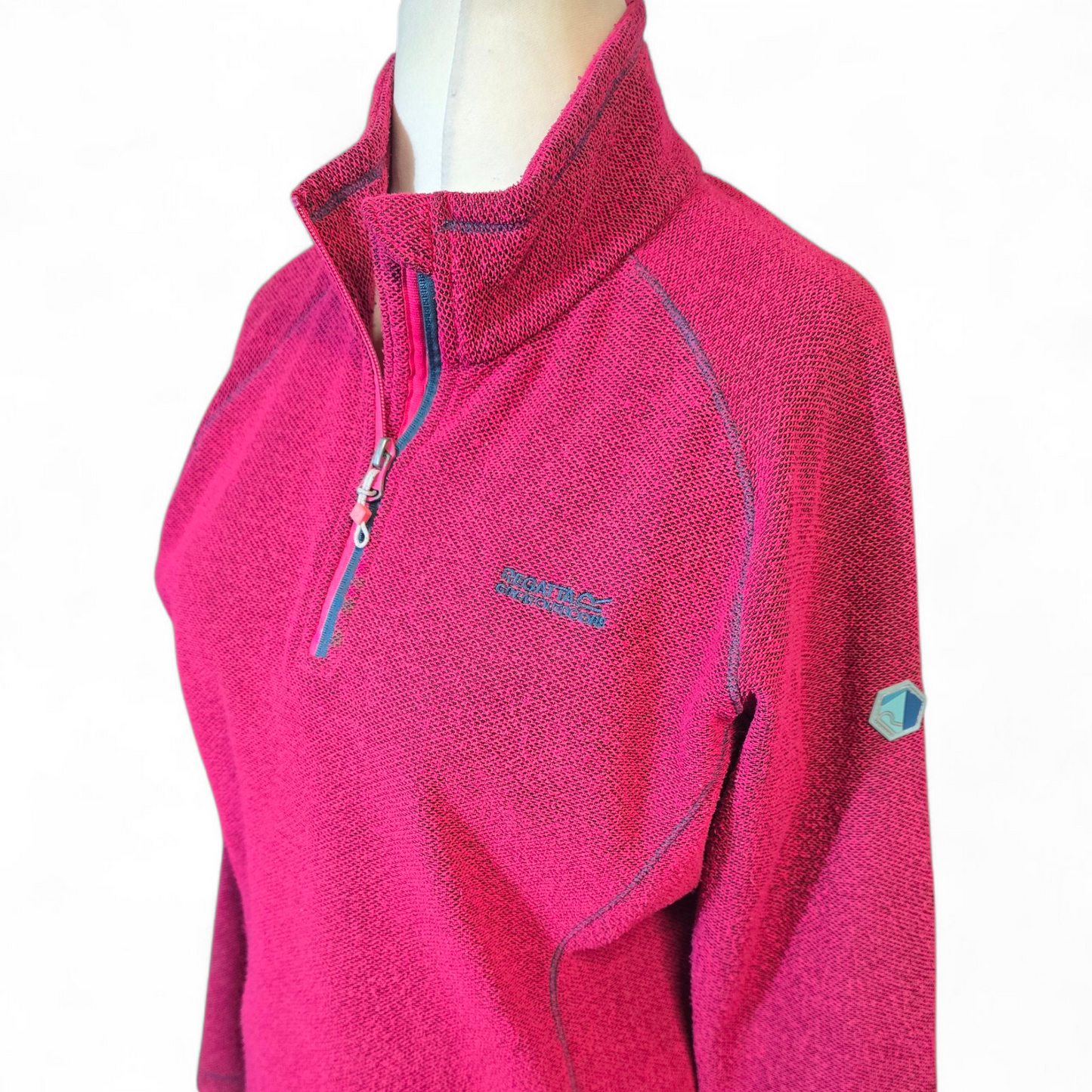 Regatta Pink 1/4 Zip Lightweight Jumper – Size 12