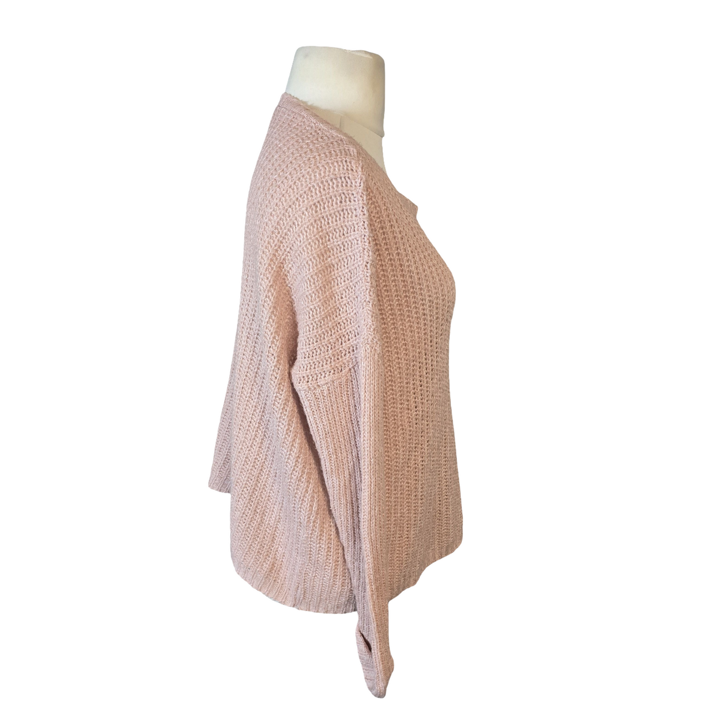 New Look Pale Pink Oversized Knit Jumper – Size 12