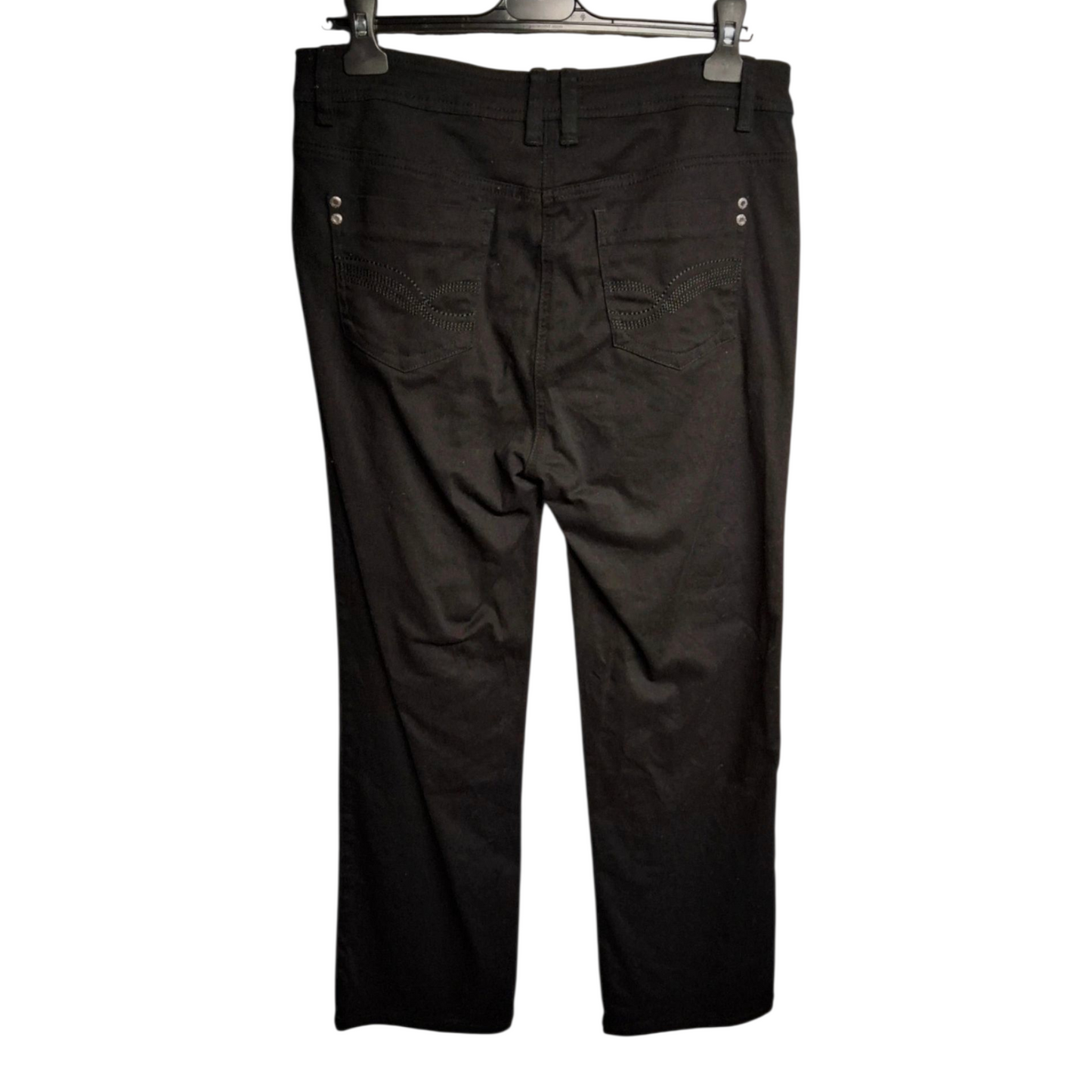 M&Co Black Bootcut Jeans – Size 14 – High Waisted Everyday Classic