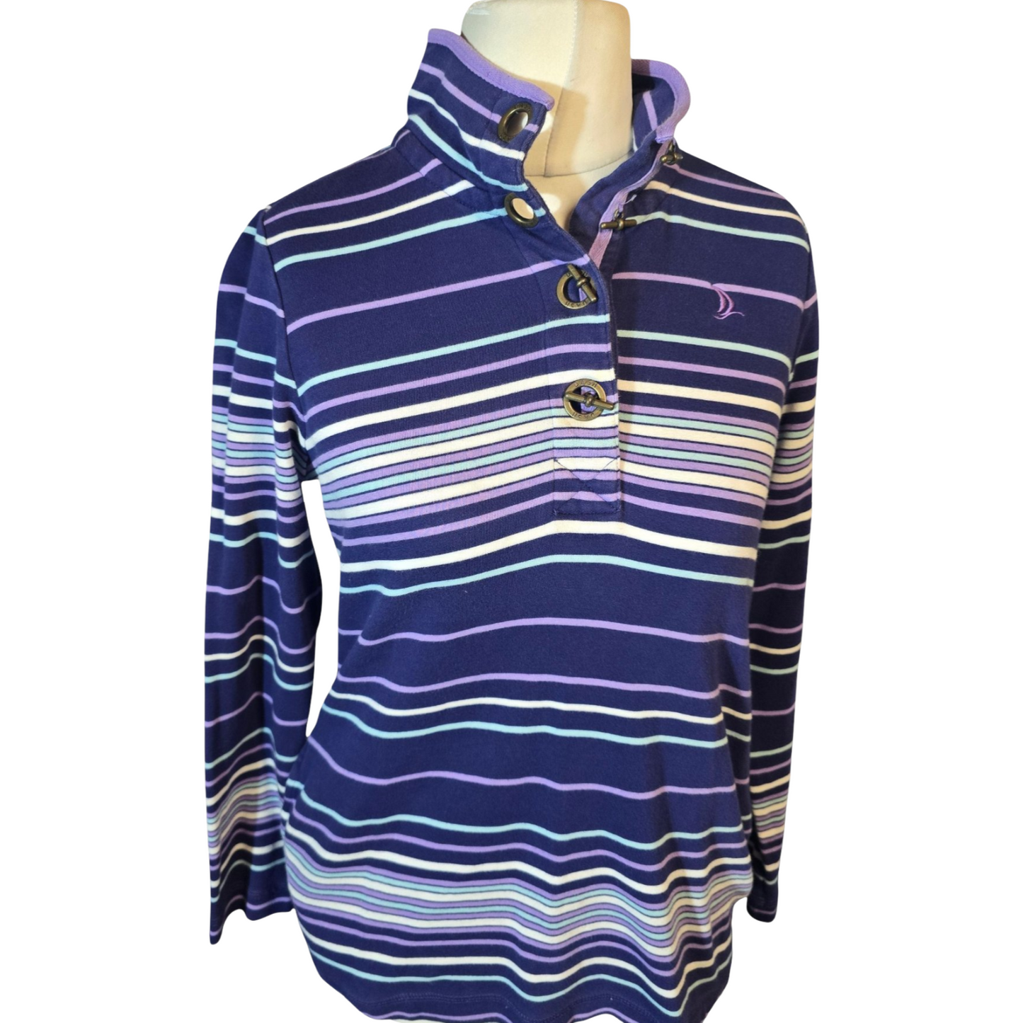 Purple & Blue Top Size 14 Causal Dash